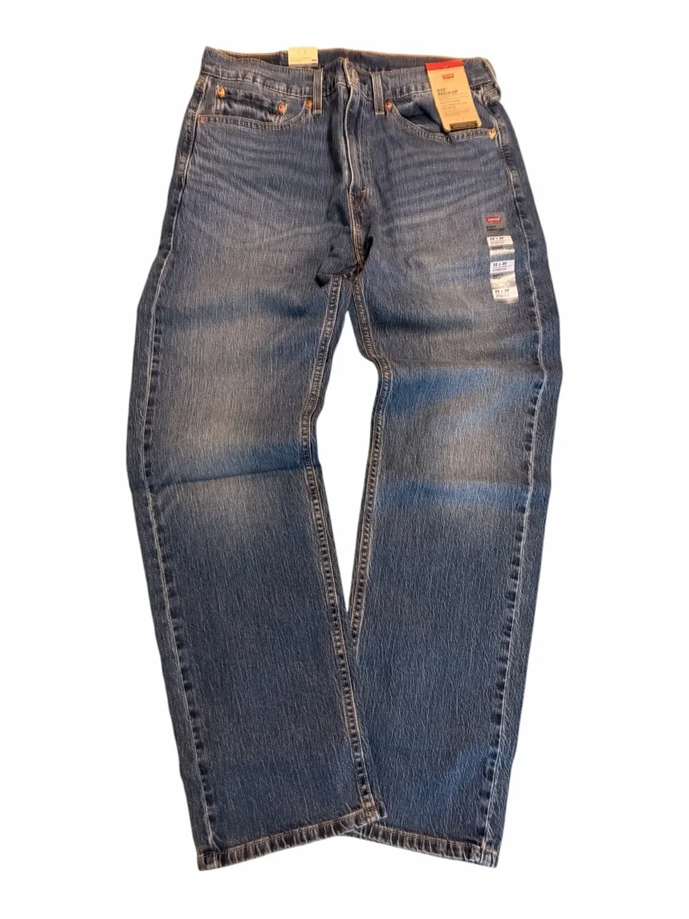 Levi’s new with tag 90s y2k style regular fit straight leg baggy denim jeans 32